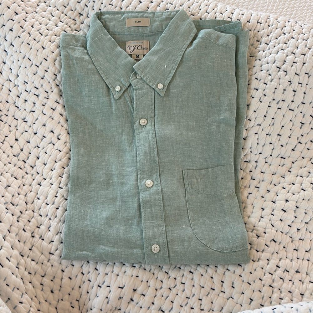 Jcrew Linen button down slim fit